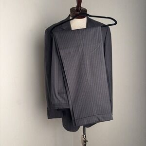 Brooks Brothers Made In ITALY 1818 Madison hand tailored two button suit 42L W34